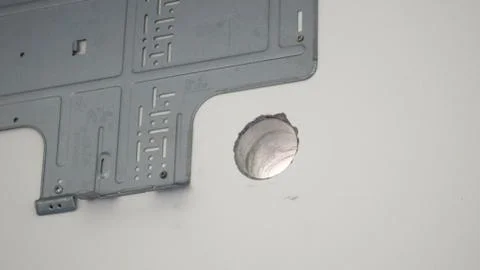 Setting up Air Conditioning System at house Stock Photos