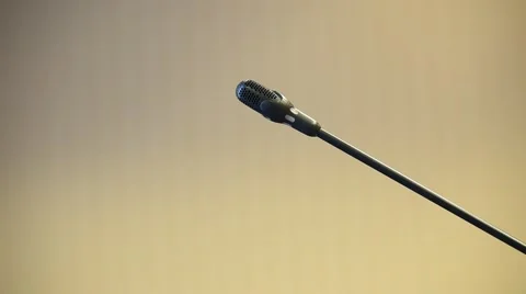 Setting up and testing a press conference microphone Видео 67666002