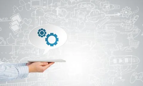 Setting application icon Stock Photos