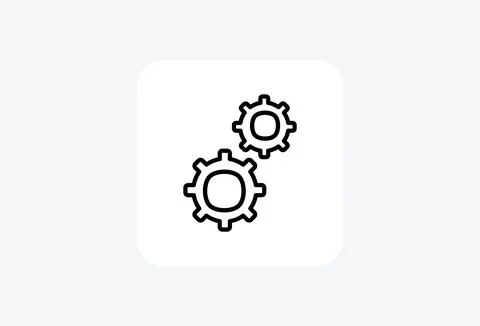 Setting, configurations fully editable vector fill icon Stock Illustration