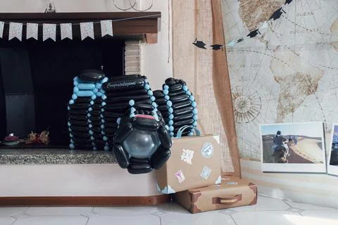 Setting up for a degree Stock Photos