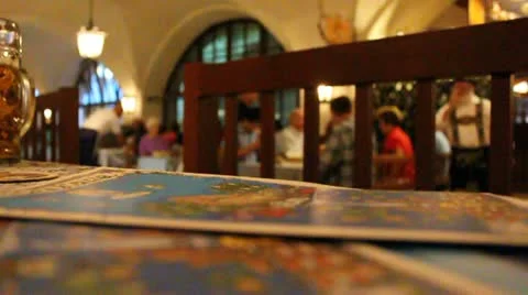 Setting down a beer Stock-Footage 12465869