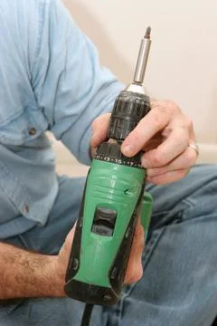Setting Drill Torque Stock Photos