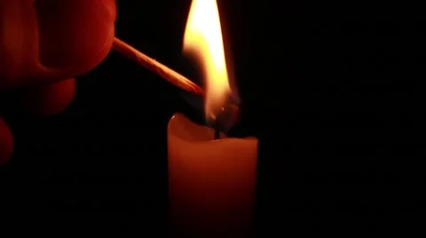 Setting fire to a candle 動画素材 62853701