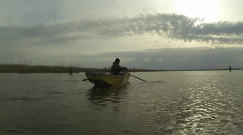 Setting fishing nets Vidéo 36783269