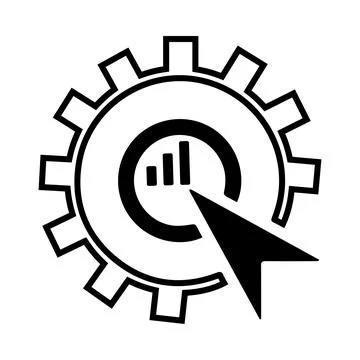 Setting, gear, maintenance, optimization icon Stock Illustration