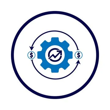 Setting, gear, maintenance, optimization icon Stock Illustration