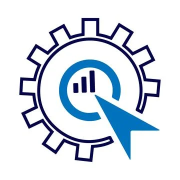 Setting, gear, maintenance, optimization icon Illustrazione stock