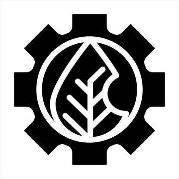 Setting glyph icon vector illustration isolated on white background Illustrazione stock