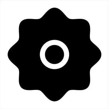 Setting glyph icon vector illustration isolated on white background Stock Illustration