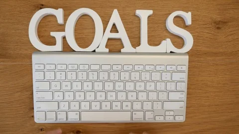 Setting up goals and Targets in life concept Stock Footage 77295039
