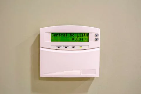 Setting Home Alarm System Stock Photos