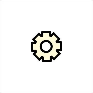 Setting Icon Conceptual Vector Design Illustration Stock Illustration