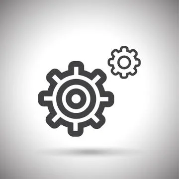 Setting icon Illustrazione stock