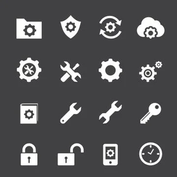 Setting icon Stock Illustration