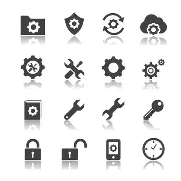 Setting icon Stock Illustration