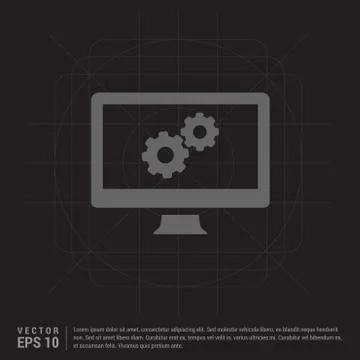 Setting icon 스톡 일러스트