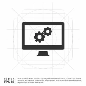 Setting icon Stock Illustration