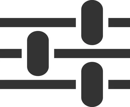 Setting icon level vector | Gear setting Illustrazione stock