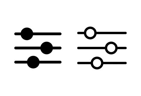 Setting Icon set. Cog Settings Icon Symbol Stock Illustration