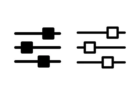 Setting Icon set. Cog Settings Icon Symbol Illustrazione stock
