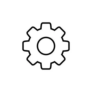 Setting Icon Vector. Cog Settings Icon Symbol Stock Illustration