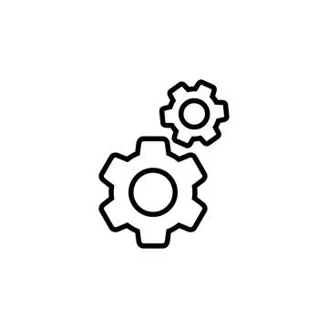 Setting Icon Vector. Cog Settings Icon Symbol Stock Illustration