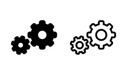 Setting Icon Vector. Cog settings Icon Symbol Stock-Illustration