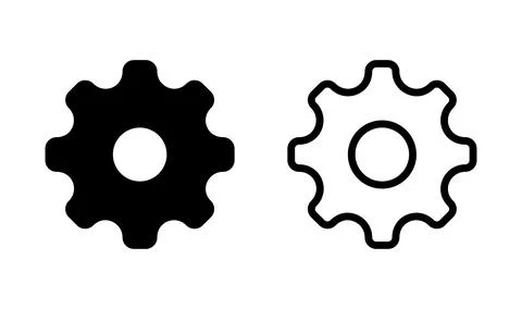 Setting Icon Vector. Cog settings Icon Symbol Stock-Illustration