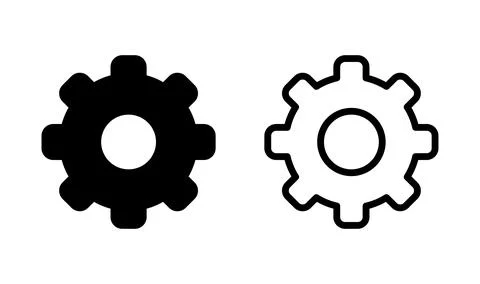Setting Icon Vector. Cog settings Icon Symbol Stock-Illustration
