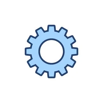 Setting icon vector. Cog sign and symbol. Gear Sign Stock Illustration