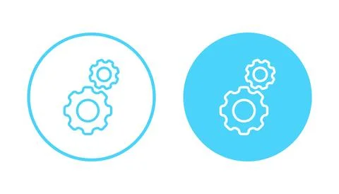 Setting icon vector. Cog sign and symbol. Gear Sign Stock Illustration
