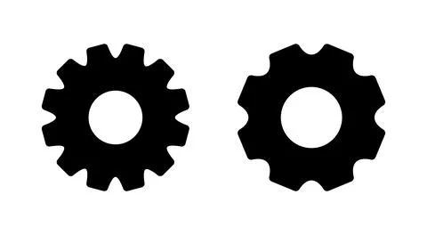 Setting icon vector. Cog sign and symbol. Gear Sign Stock Illustration