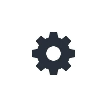 Setting icon vector Illustrazione stock