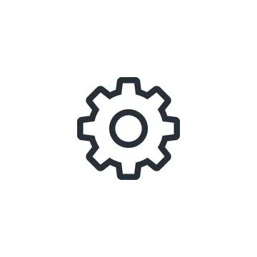 Setting icon vector Stock Illustration