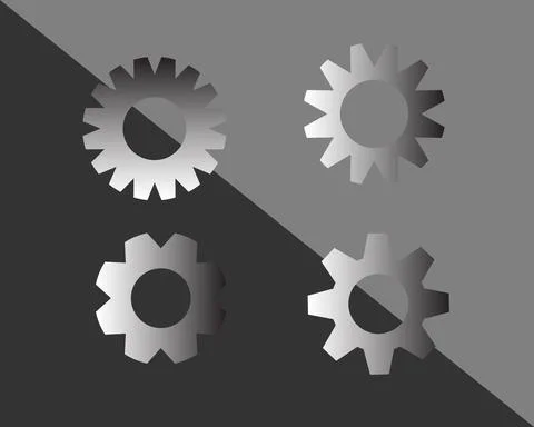 Setting icon vector 스톡 일러스트