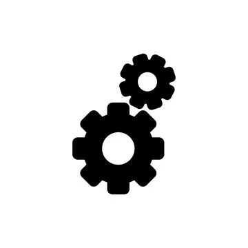 Setting Icon vector illustration. Cog settings sign and symbol. Gear Sign Stock Illustration