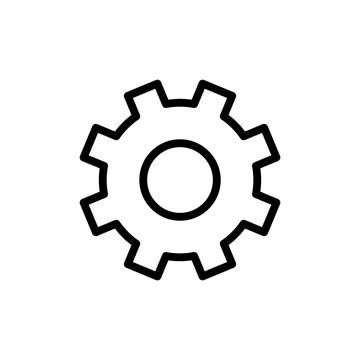 Setting Icon vector illustration. Cog settings sign and symbol. Gear Sign Stock Illustration
