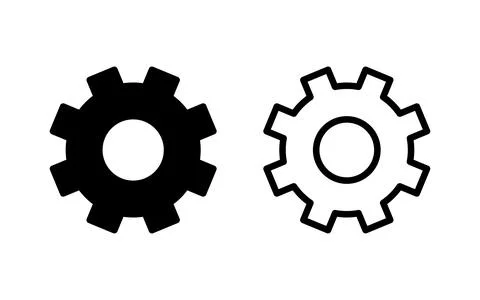 Setting Icon vector illustration. Cog settings sign and symbol. Gear Sign Stock Illustration