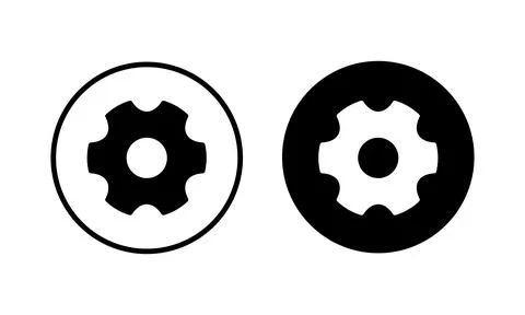 Setting Icon vector illustration. Cog settings sign and symbol. Gear Sign Stock Illustration