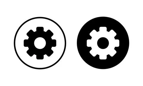 Setting Icon vector illustration. Cog settings sign and symbol. Gear Sign Stock Illustration