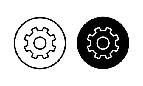 Setting Icon vector illustration. Cog settings sign and symbol. Gear Sign Stock Illustration