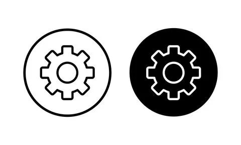 Setting Icon vector illustration. Cog settings sign and symbol. Gear Sign Stock Illustration
