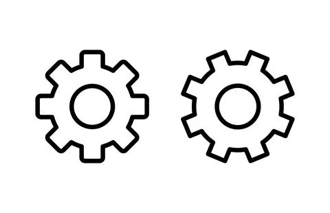 Setting Icon vector illustration. Cog settings sign and symbol. Gear Sign Stock Illustration