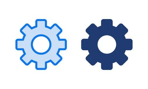 Setting Icon vector illustration. Cog settings sign and symbol. Gear Sign Stock Illustration