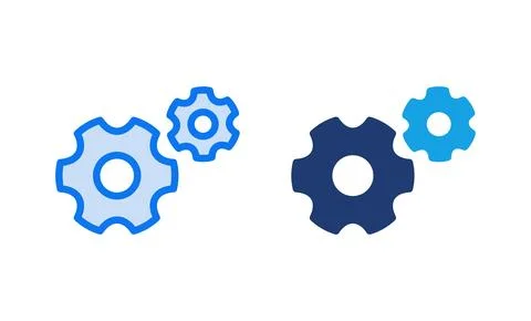 Setting Icon vector illustration. Cog settings sign and symbol. Gear Sign Stock Illustration