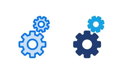Setting Icon vector illustration. Cog settings sign and symbol. Gear Sign Stock Illustration