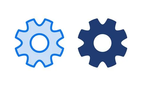 Setting Icon vector illustration. Cog settings sign and symbol. Gear Sign Stock Illustration