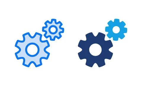 Setting Icon vector illustration. Cog settings sign and symbol. Gear Sign Stock Illustration