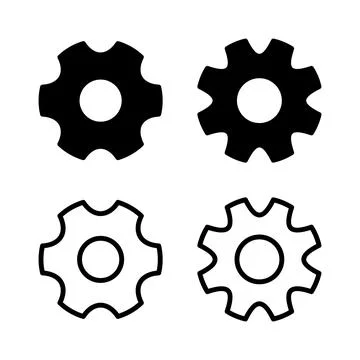 Setting Icon vector illustration. Cog settings sign and symbol. Gear Sign Stock Illustration